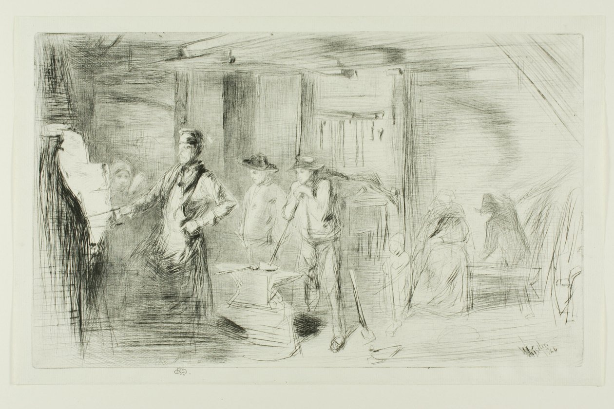 The Forge by James Abbott McNeill Whistler