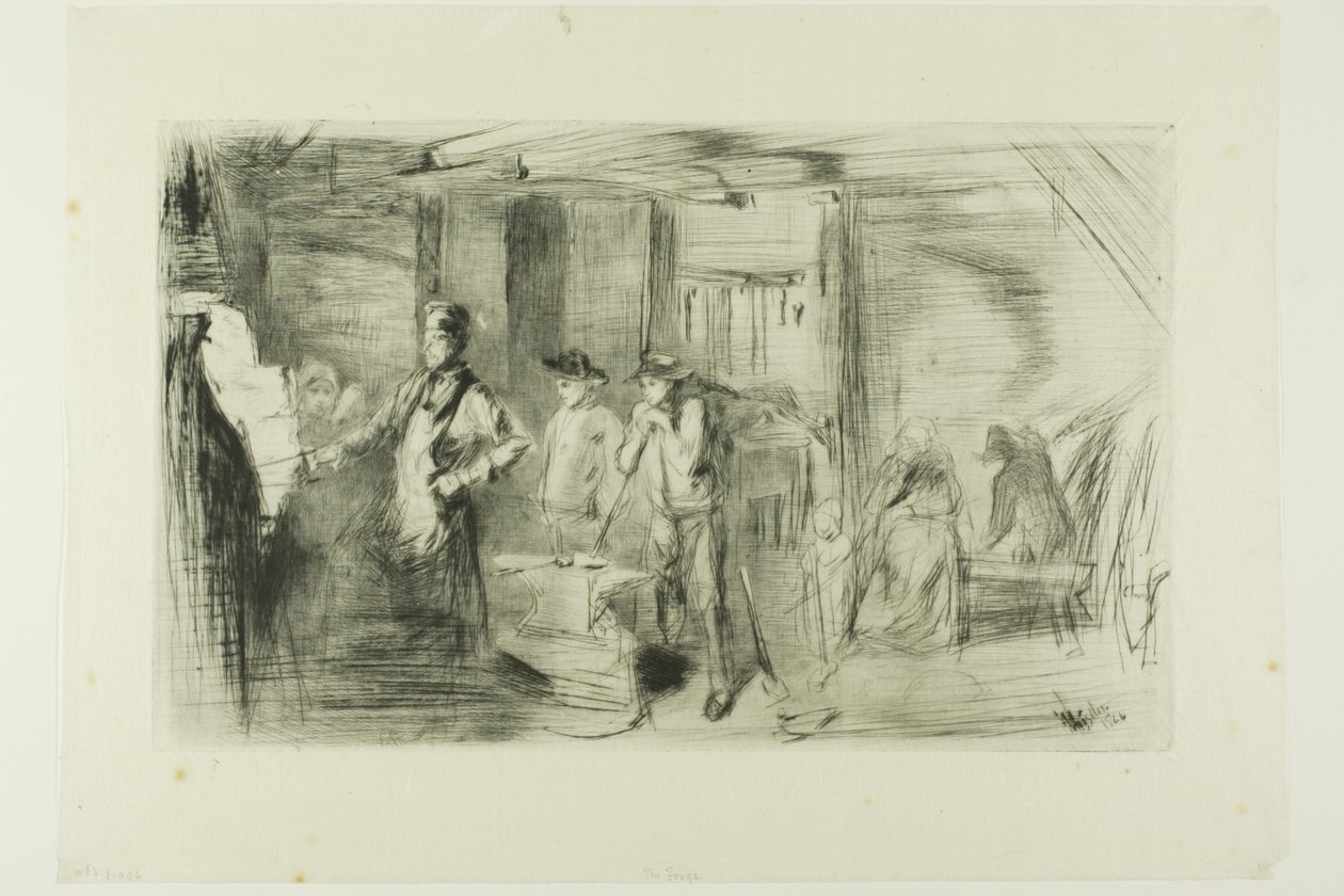 The Forge by James Abbott McNeill Whistler