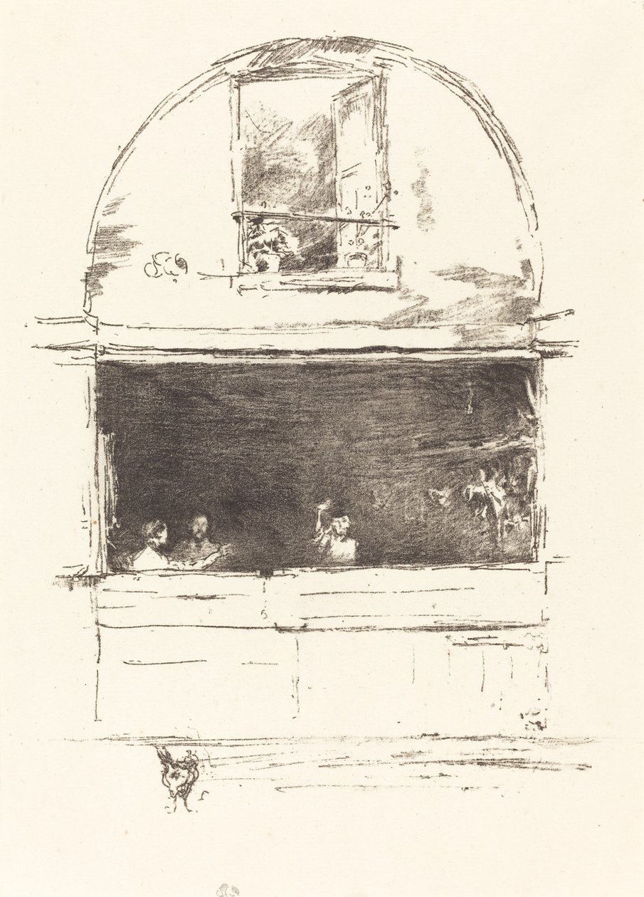 The Forge, Passage du Dragon by James Abbott McNeill Whistler