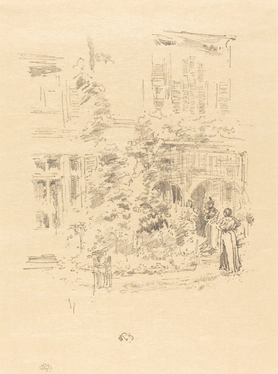 The Garden Porch by James Abbott McNeill Whistler