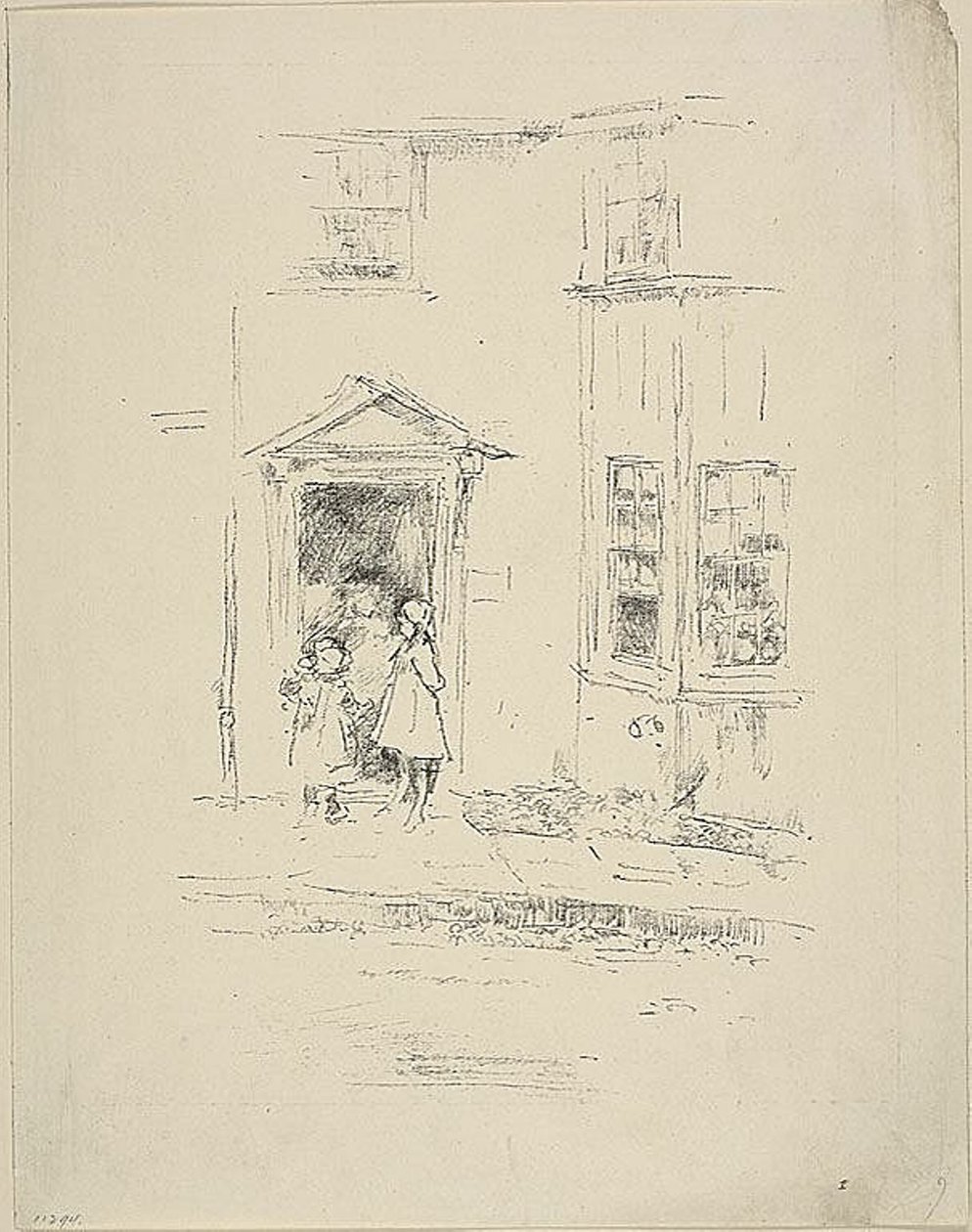 The Little Doorway, Lyme Regis by James Abbott McNeill Whistler