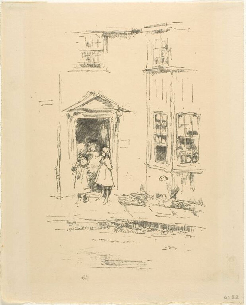 The Little Doorway, Lyme Regis by James McNeill Whistler