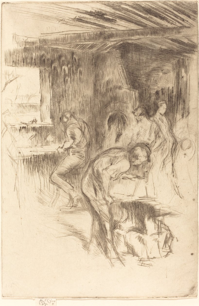 The Little Forge by James Abbott McNeill Whistler