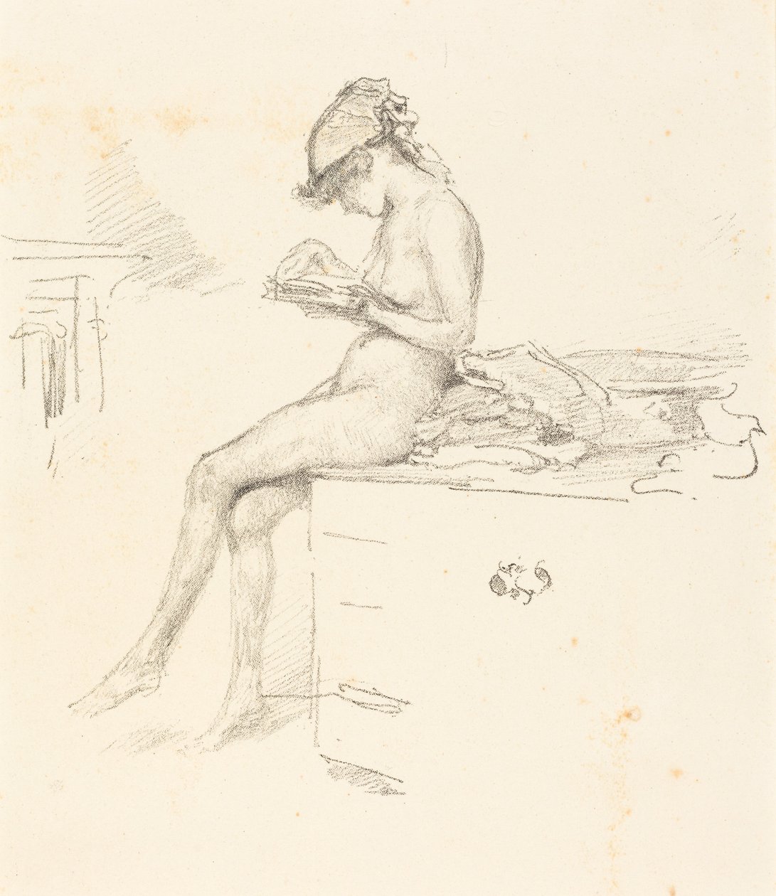The Little Nude Model, Reading by James McNeill Whistler