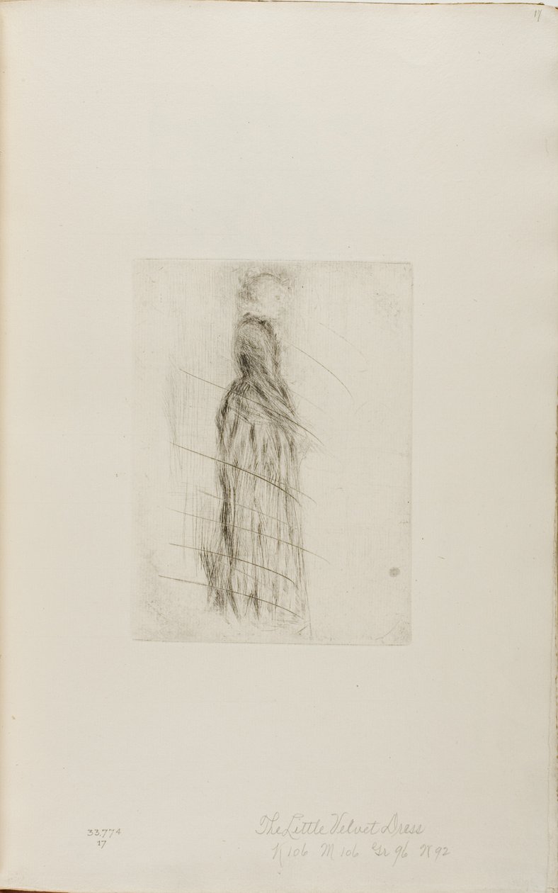 The Little Velvet Dress by James Abbott McNeill Whistler