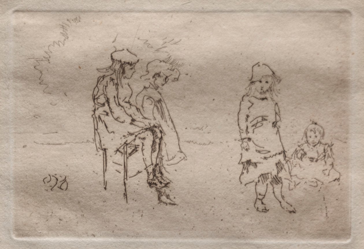 The Menpes Children by James McNeill Whistler