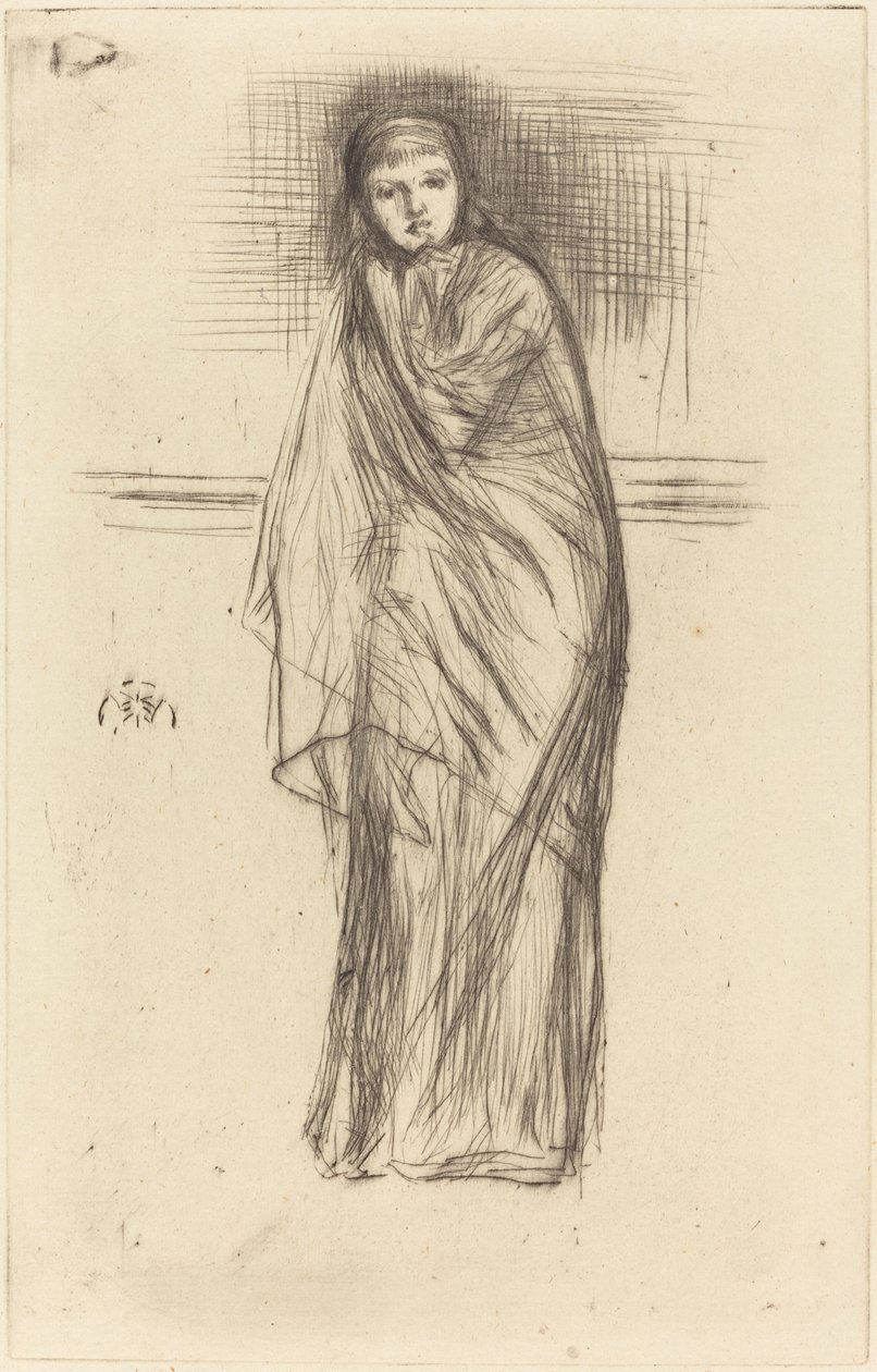 The Model Resting by James Abbott McNeill Whistler
