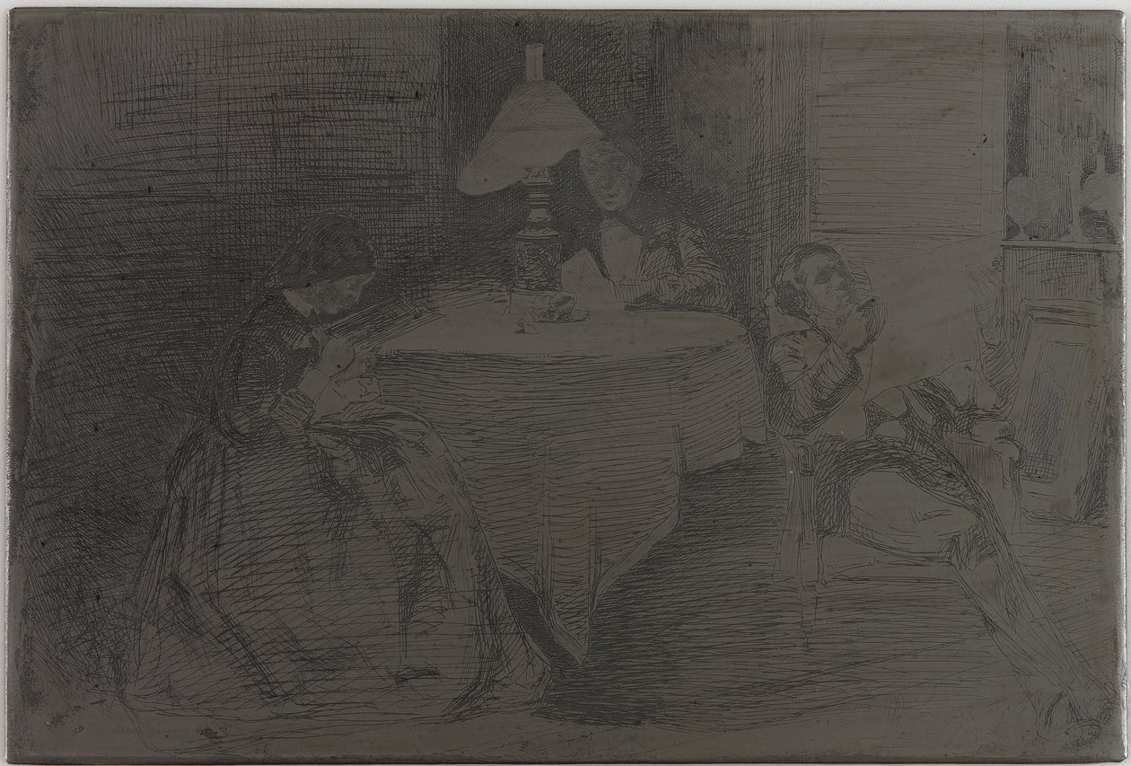 The Music Room by James Abbott McNeill Whistler