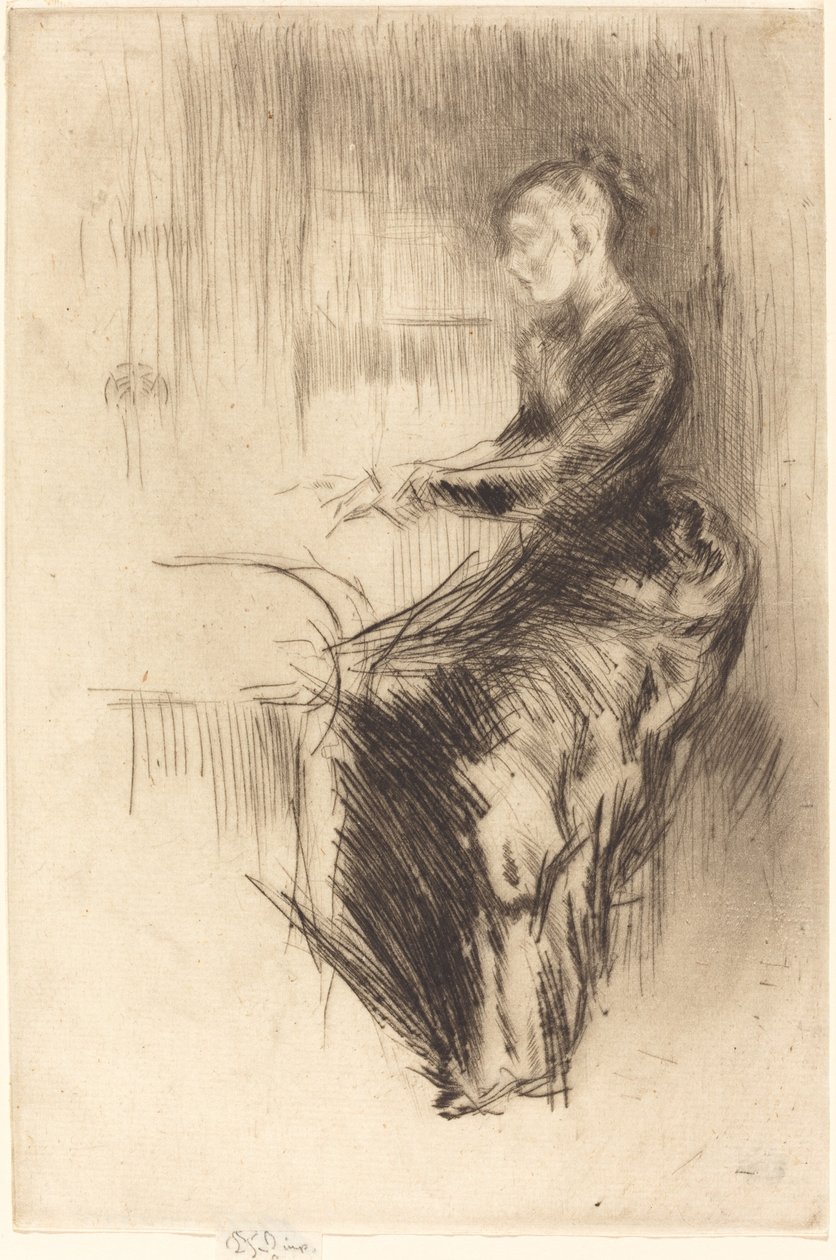 The Piano by James Abbott McNeill Whistler