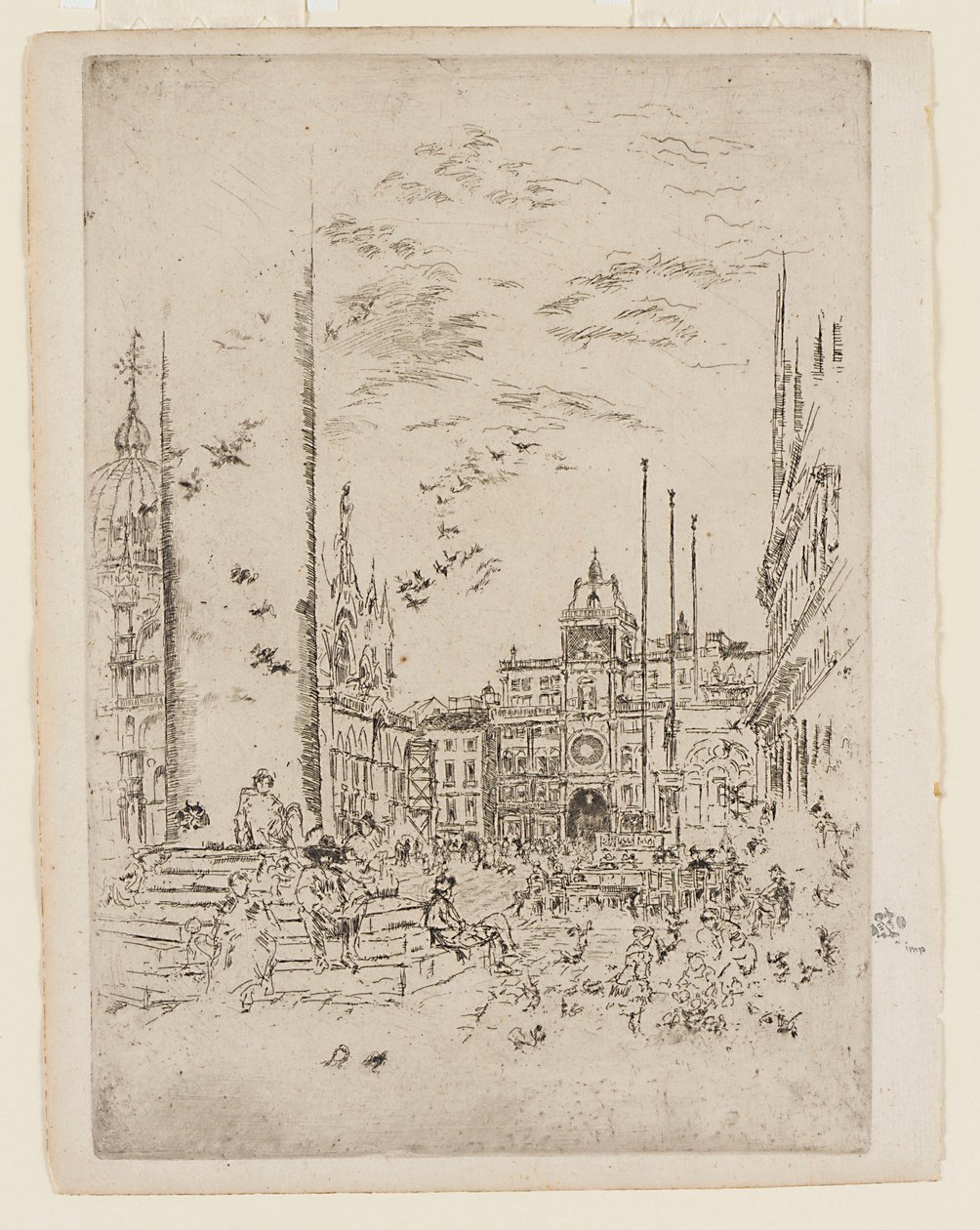 The Piazzetta by James Abbott McNeill Whistler