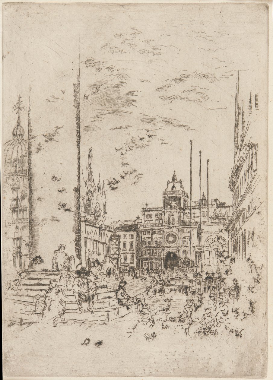 The Piazzetta by James Abbott McNeill Whistler