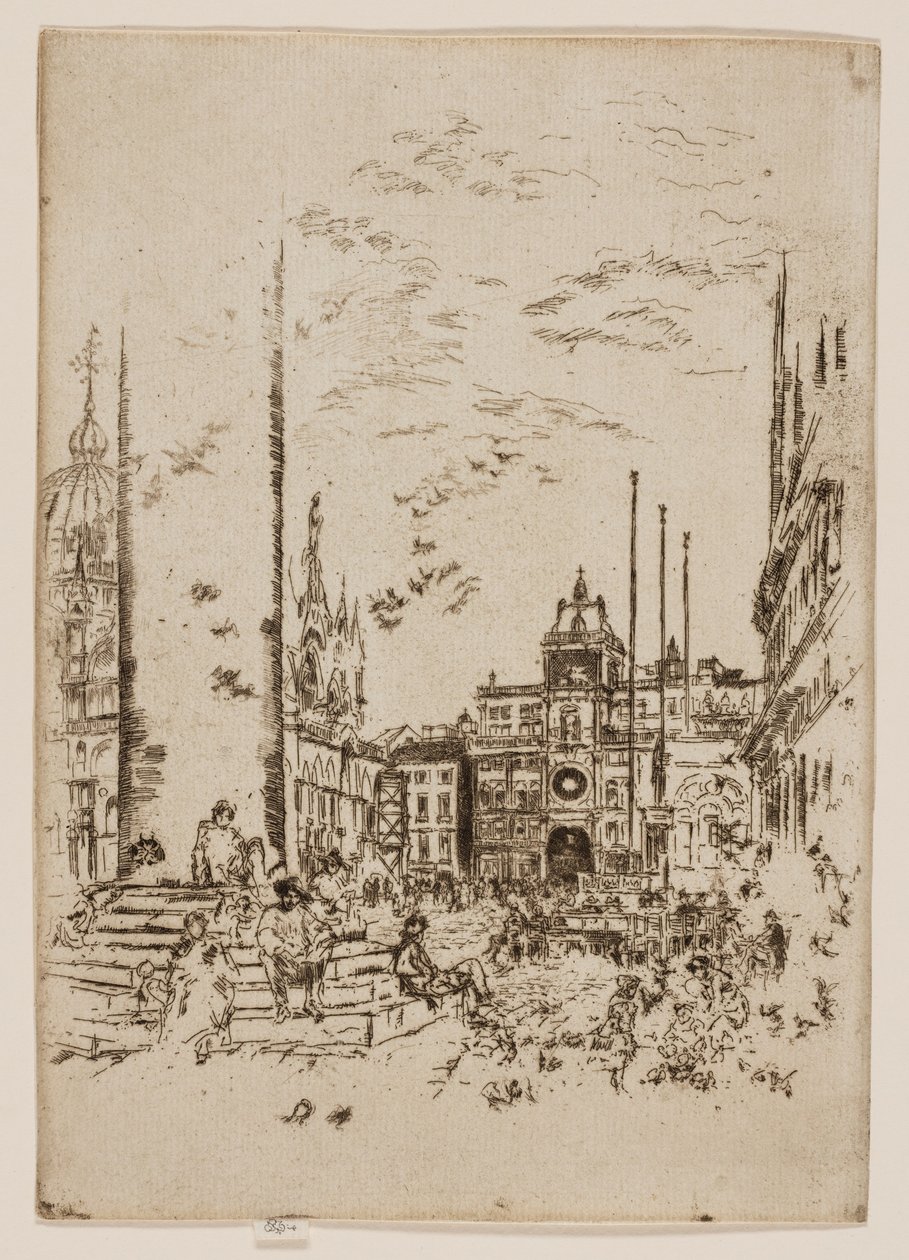 The Piazzetta by James Abbott McNeill Whistler