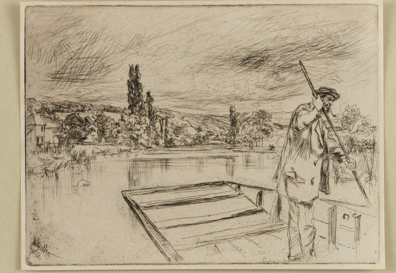 The Punt by James Abbott McNeill Whistler