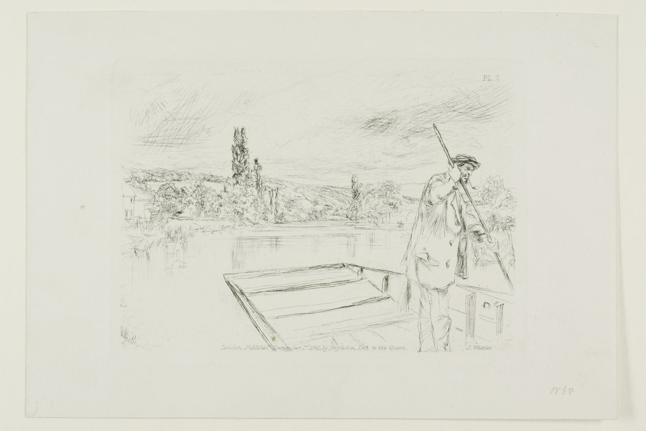 The Punt by James Abbott McNeill Whistler