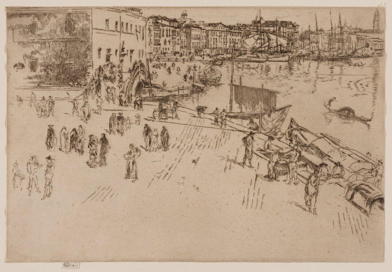 The Riva by James Abbott McNeill Whistler