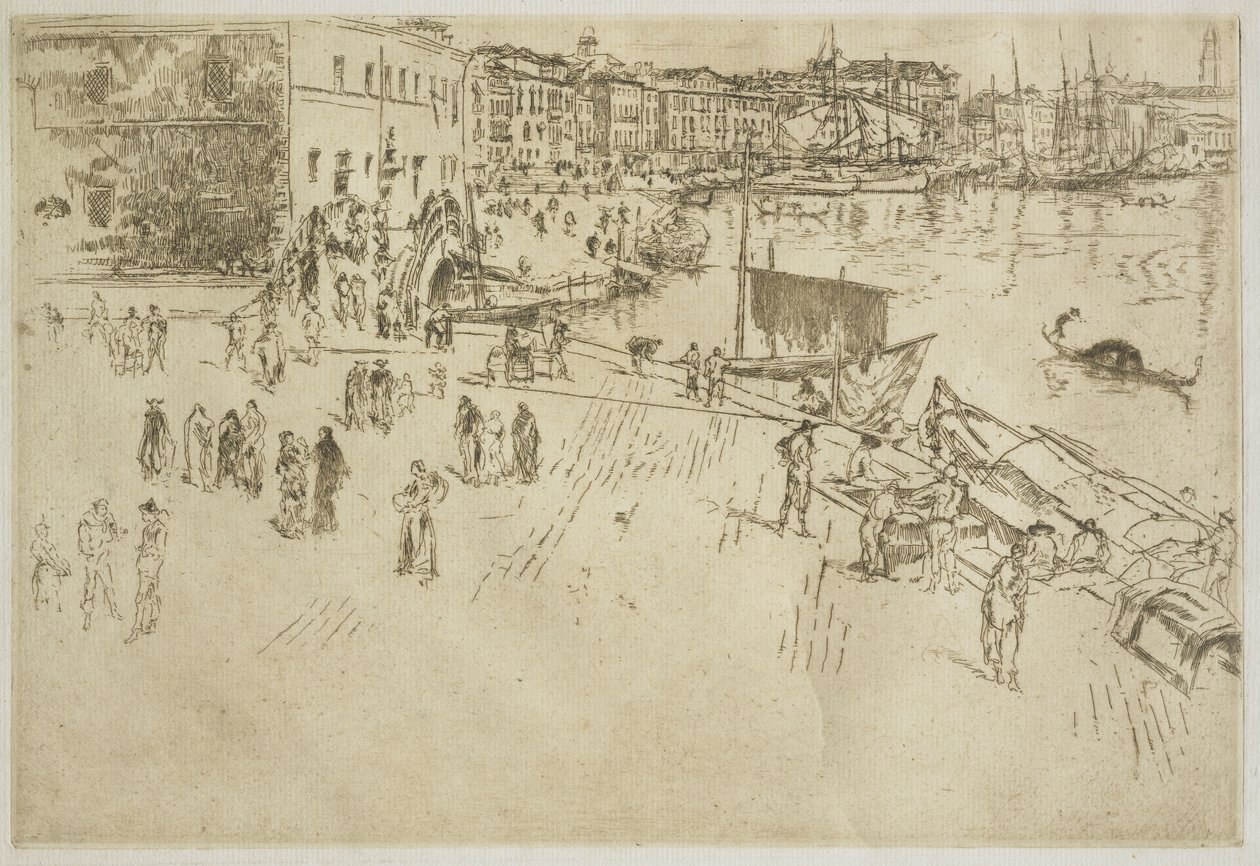 The Riva, No. 1 by James McNeill Whistler