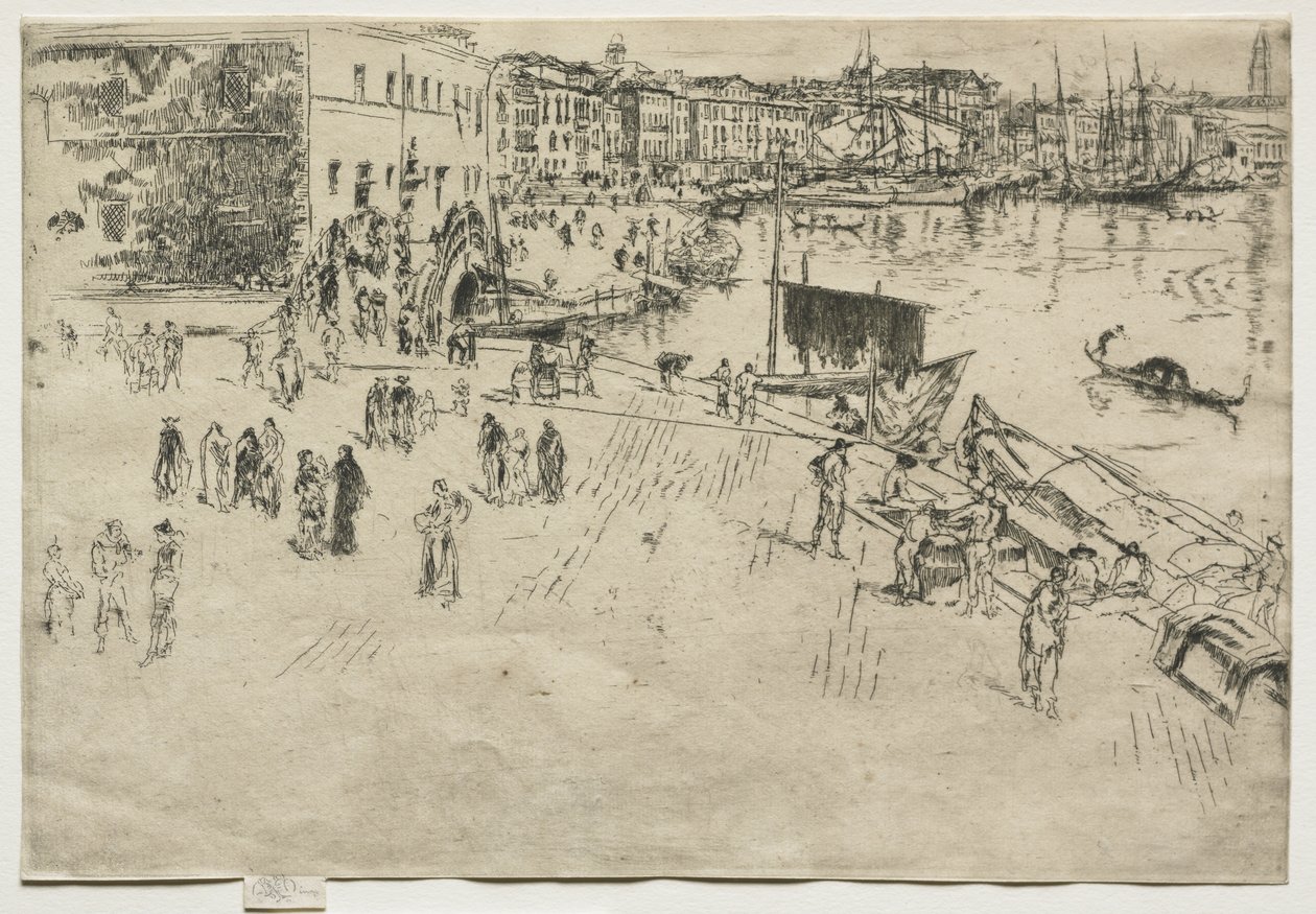 The Riva, No. 1 by James McNeill Whistler
