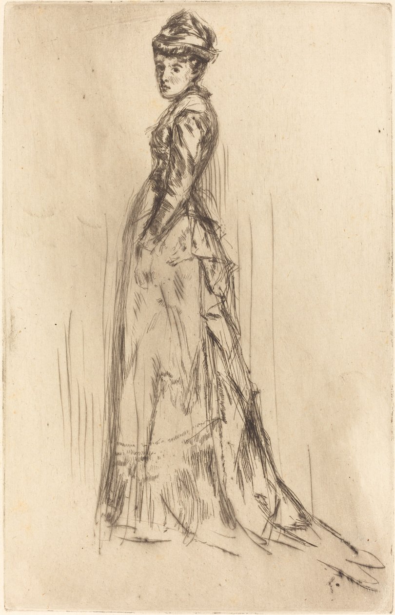 The Silk Dress by James Abbott McNeill Whistler