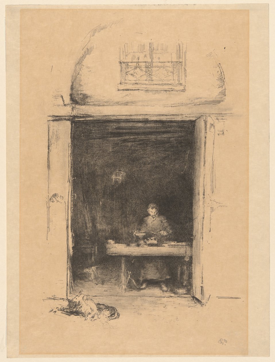 The Smith, Passage du Dragon by James Abbott McNeill Whistler