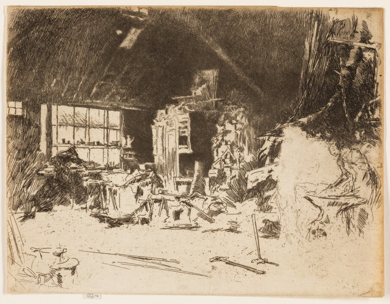 The Smithy by James Abbott McNeill Whistler