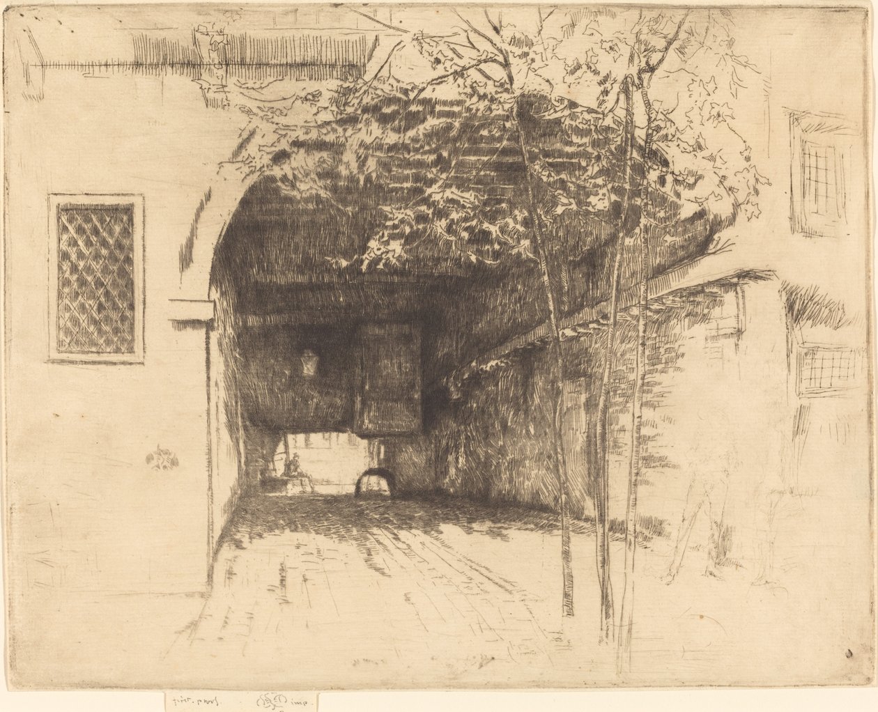 The Traghetto, No.I by James Abbott McNeill Whistler