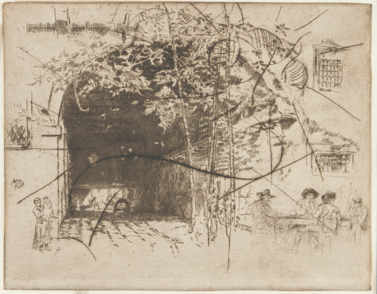 The Traghetto, No. 2 by James Abbott McNeill Whistler
