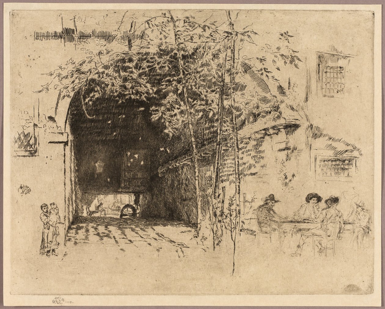 The Traghetto, No. 2 by James Abbott McNeill Whistler