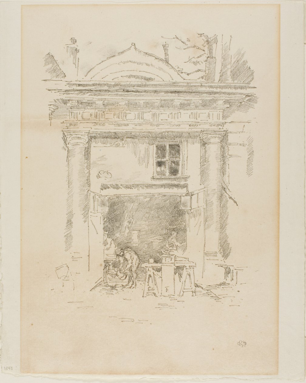 The Whitesmiths, Impasse des Carmélites by James Abbott McNeill Whistler