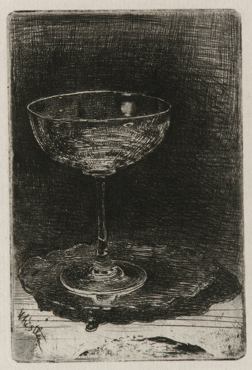 The Wine Glass by James Abbott McNeill Whistler