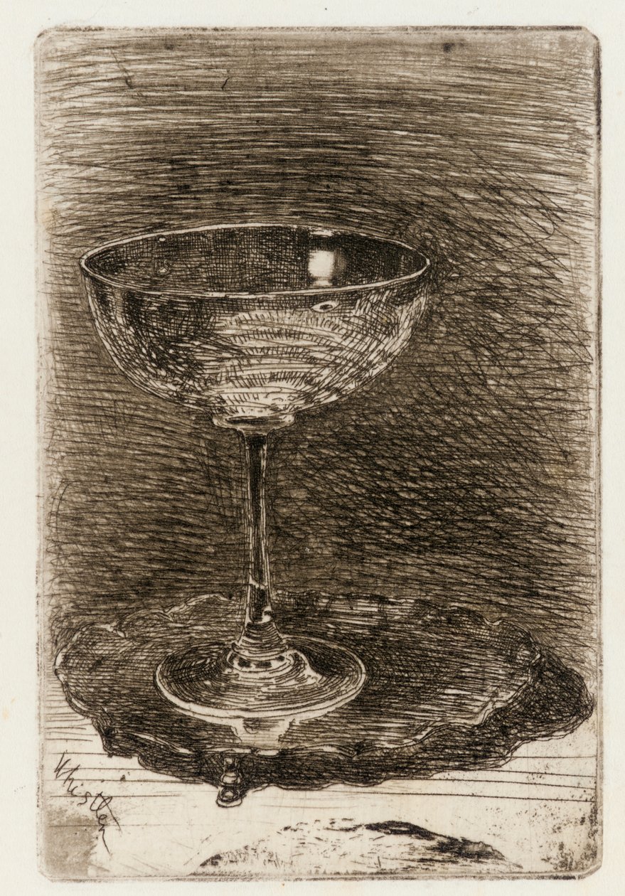 The Wine Glass by James Abbott McNeill Whistler