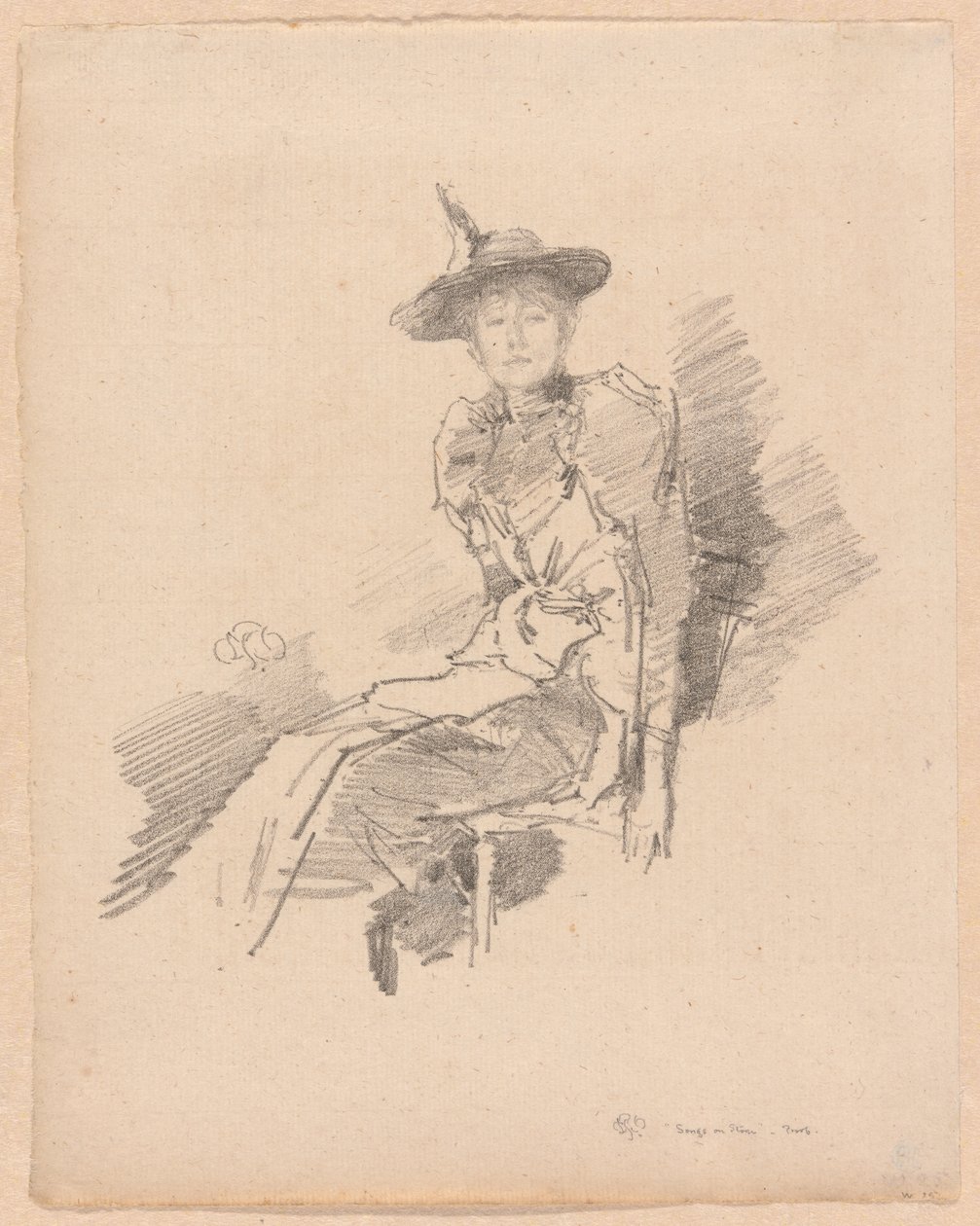 The Winged Hat by James Abbott McNeill Whistler