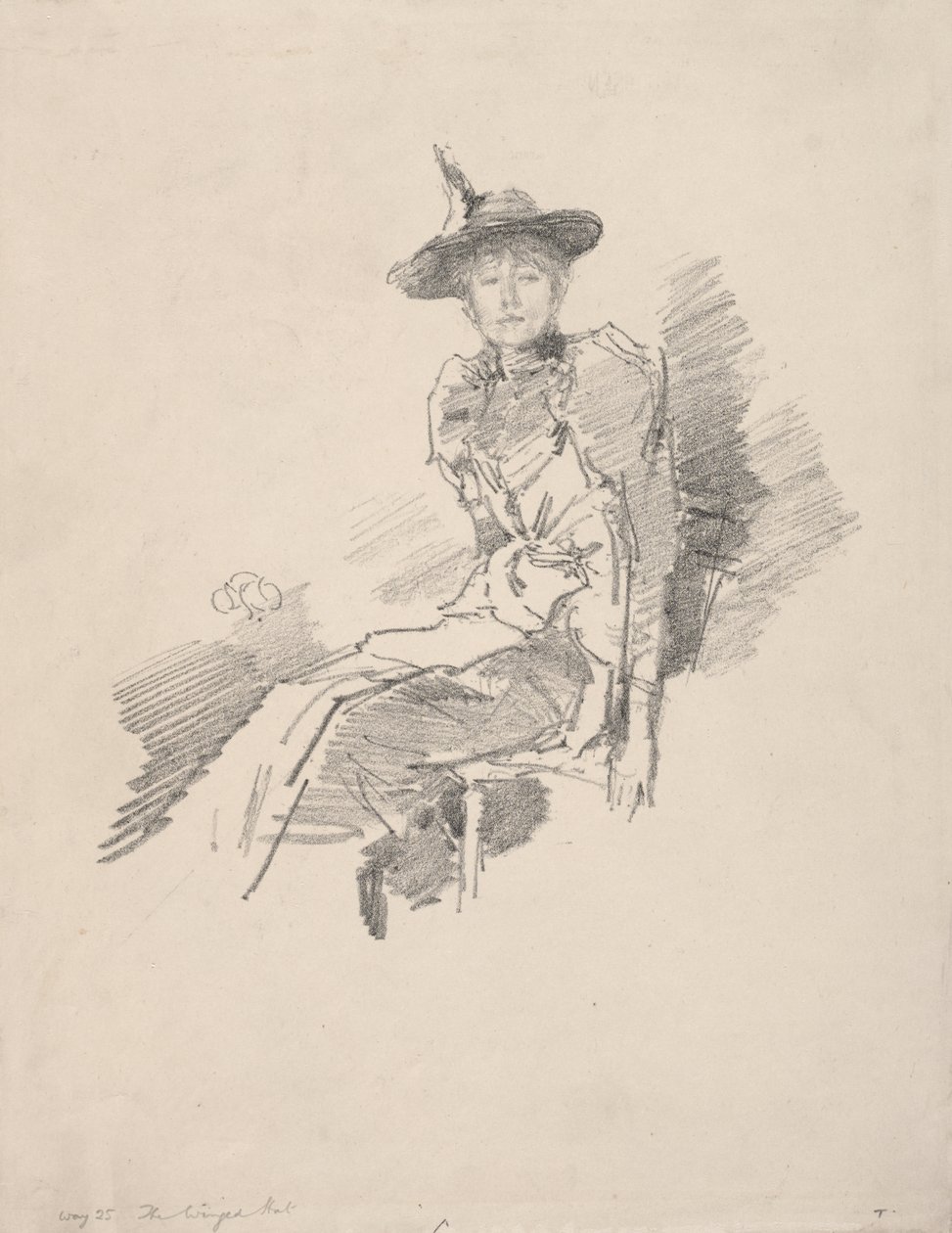 The Winged Hat by James McNeill Whistler