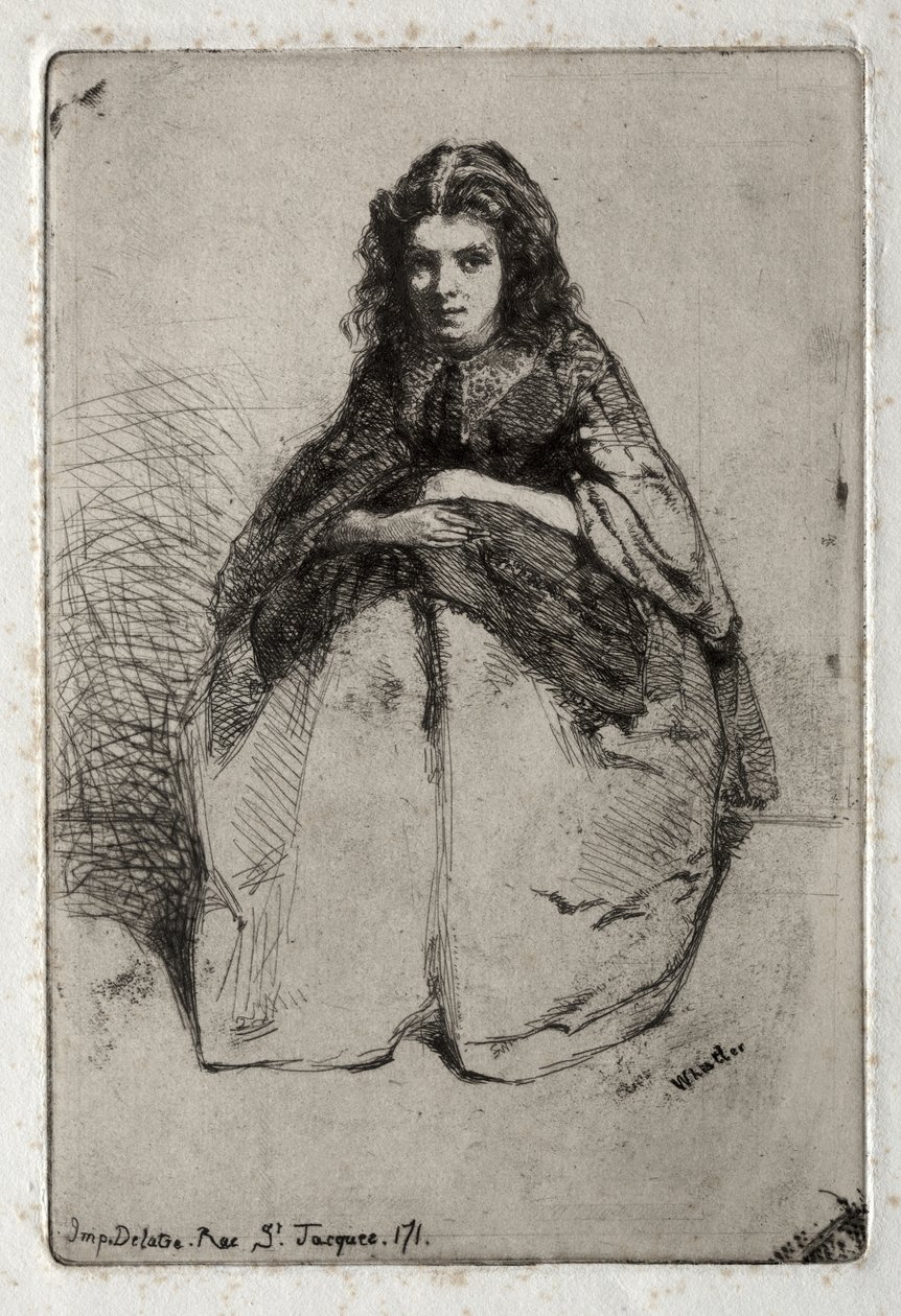 Twelve Etchings from Nature: Fumette by James McNeill Whistler