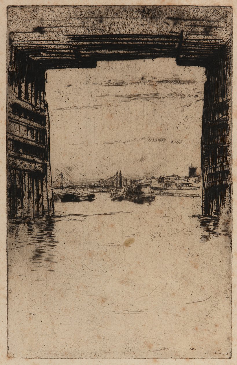 Under Old Battersea Bridge by James Abbott McNeill Whistler