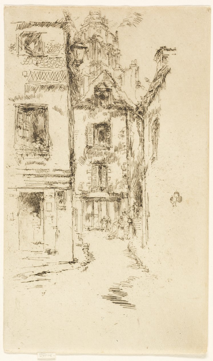 Under the Cathedral, Blois by James Abbott McNeill Whistler