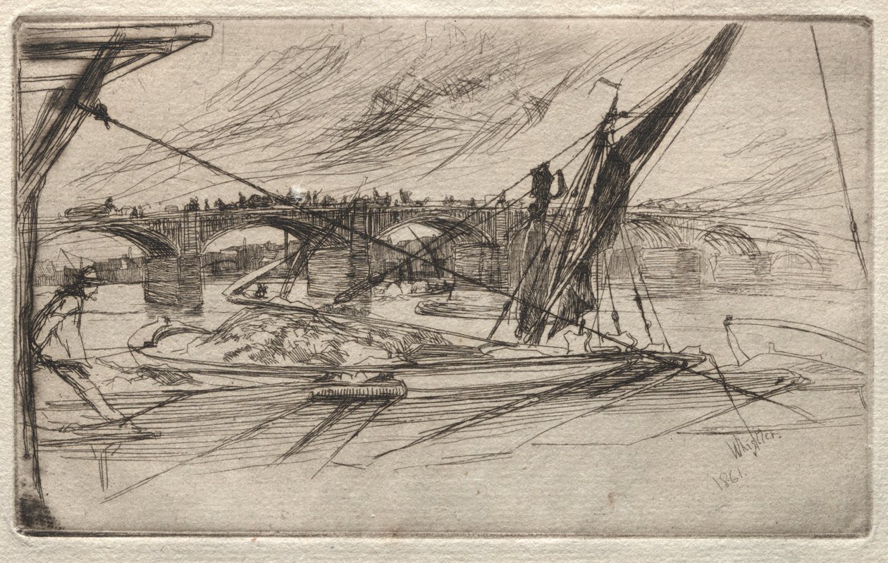 Vauxhall Bridge by James McNeill Whistler