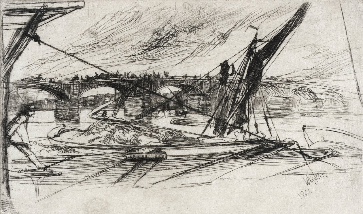 Vauxhall Bridge by James McNeill Whistler