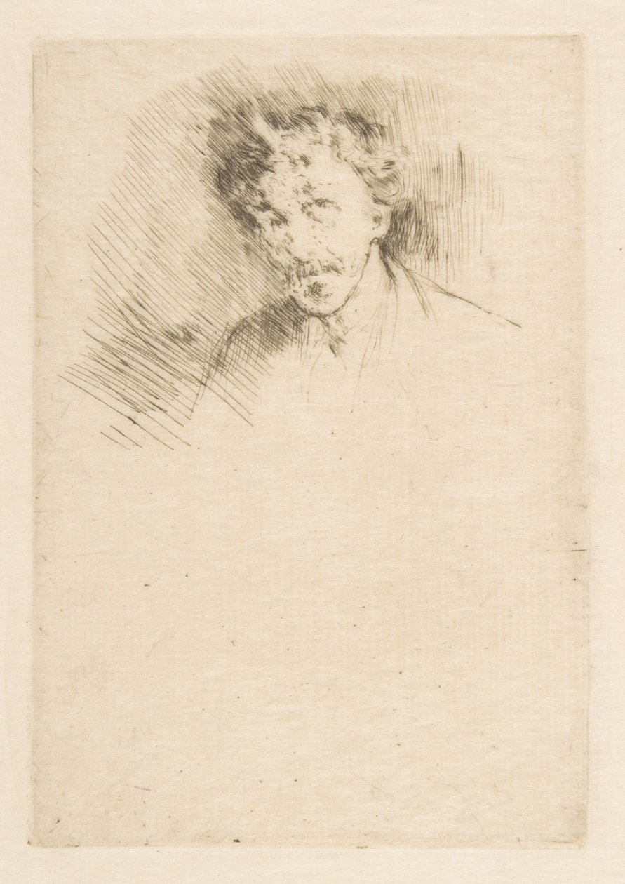 Whistler with the White Lock by James McNeill Whistler