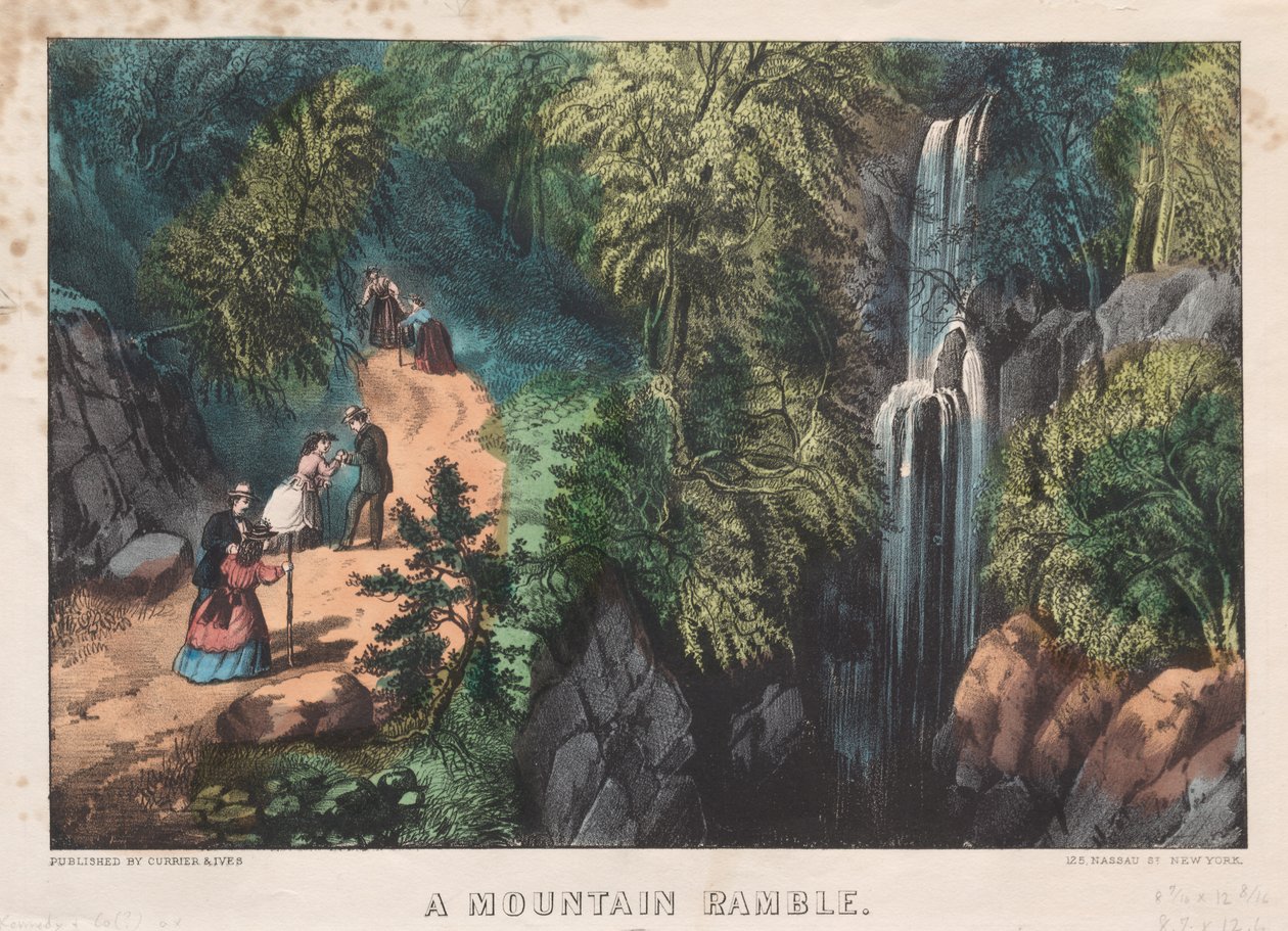 A Mountain Ramble, c. 1872-74 by James Merritt Ives