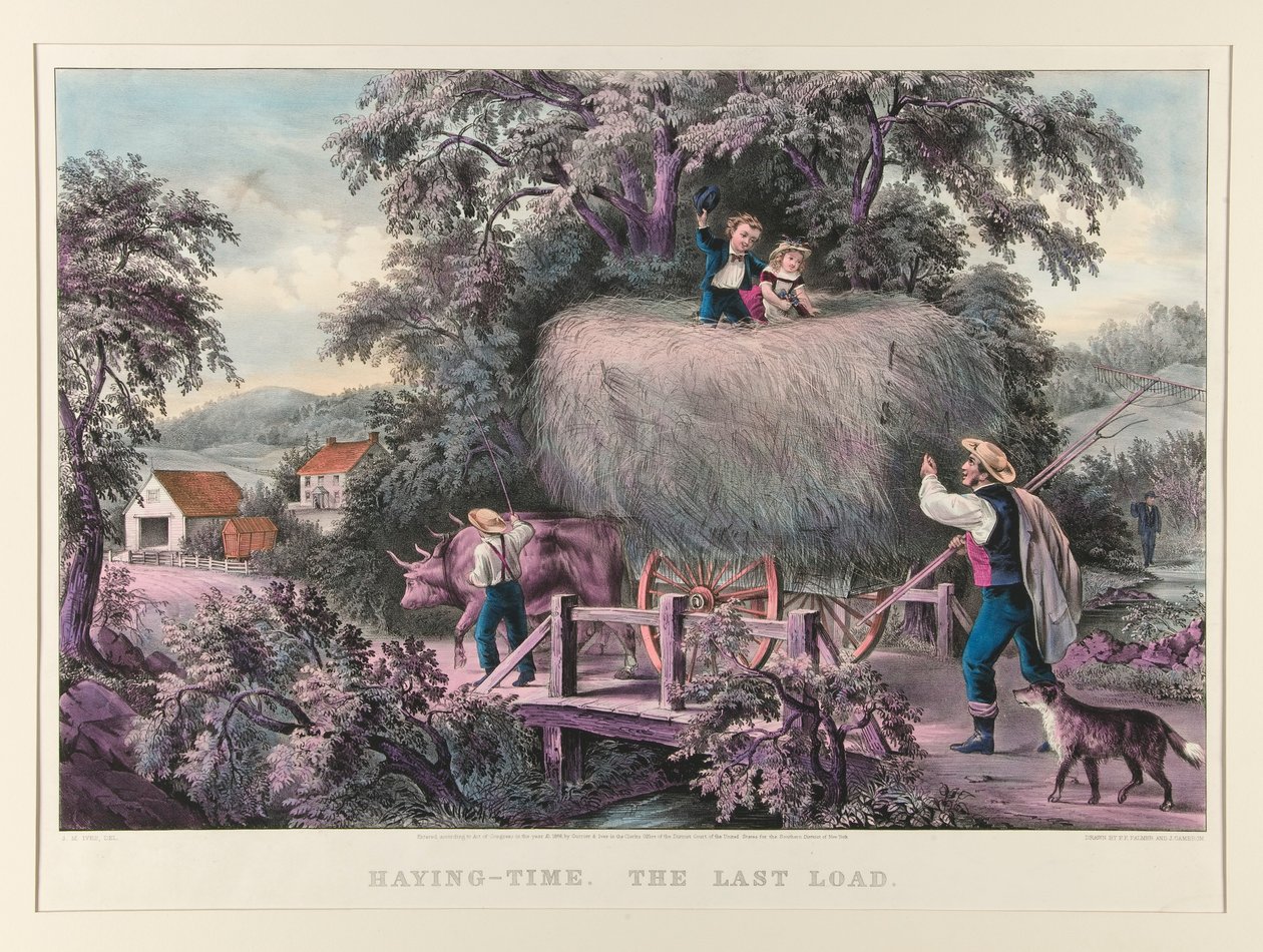 Haying-time. The Last Load by James Merritt Ives