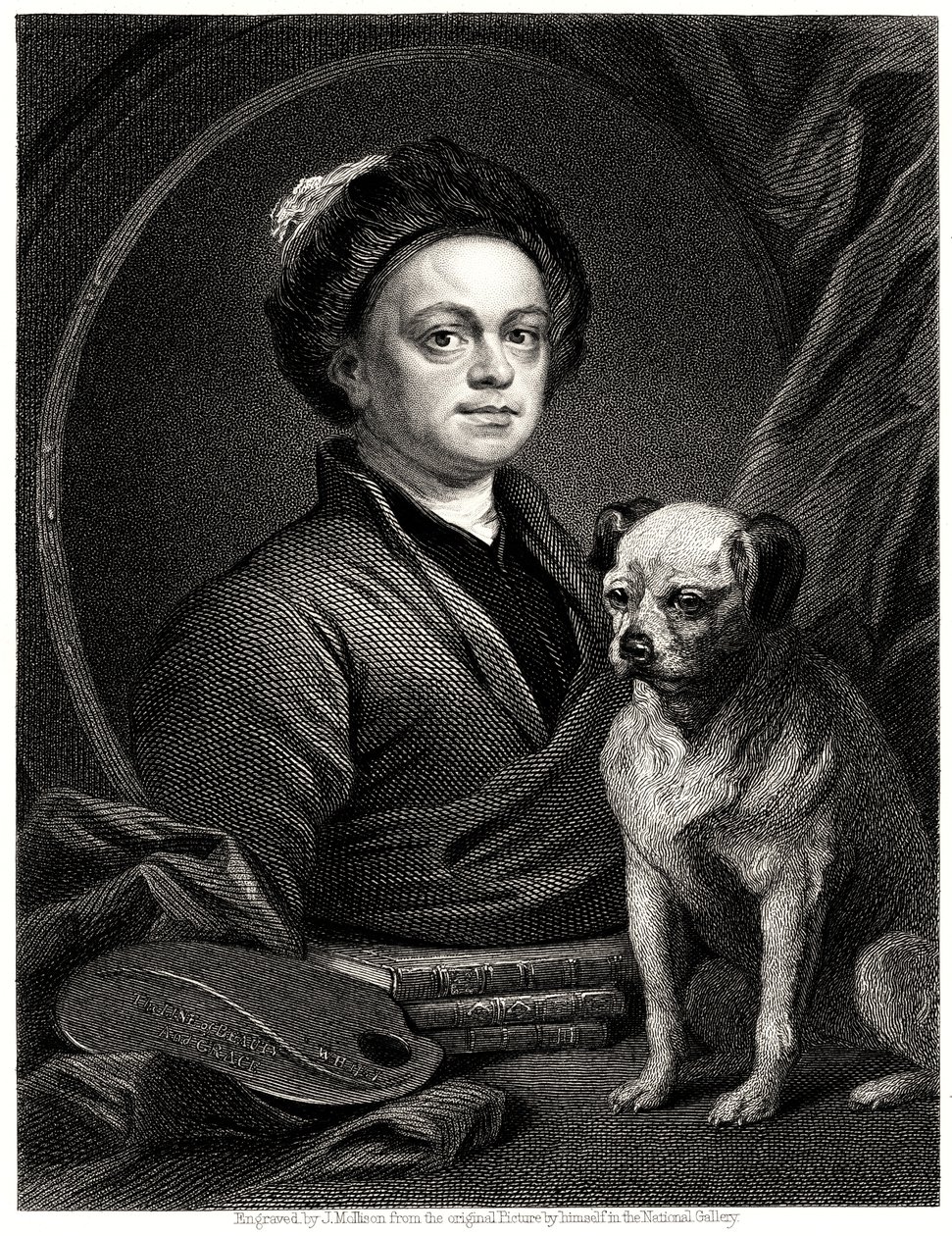 Gulielmus Hogarth, 19th century by James Mollison