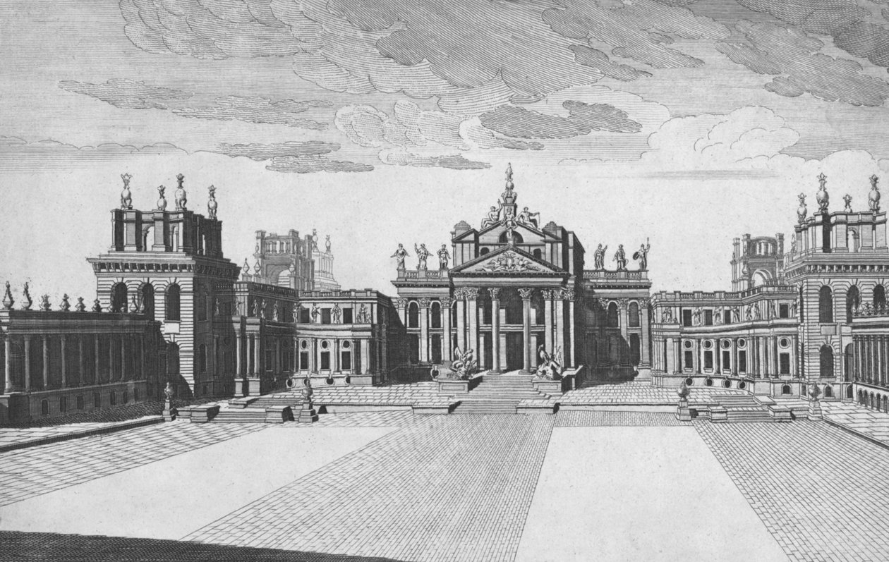 Blenheim Palace, Woodstock, Oxfordshire, mid 18th century by James Mynde