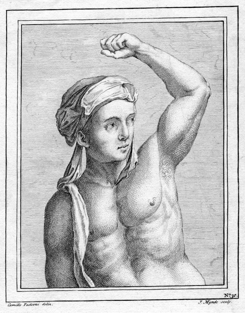 Unknown Portrait, 18th Century by James Mynde