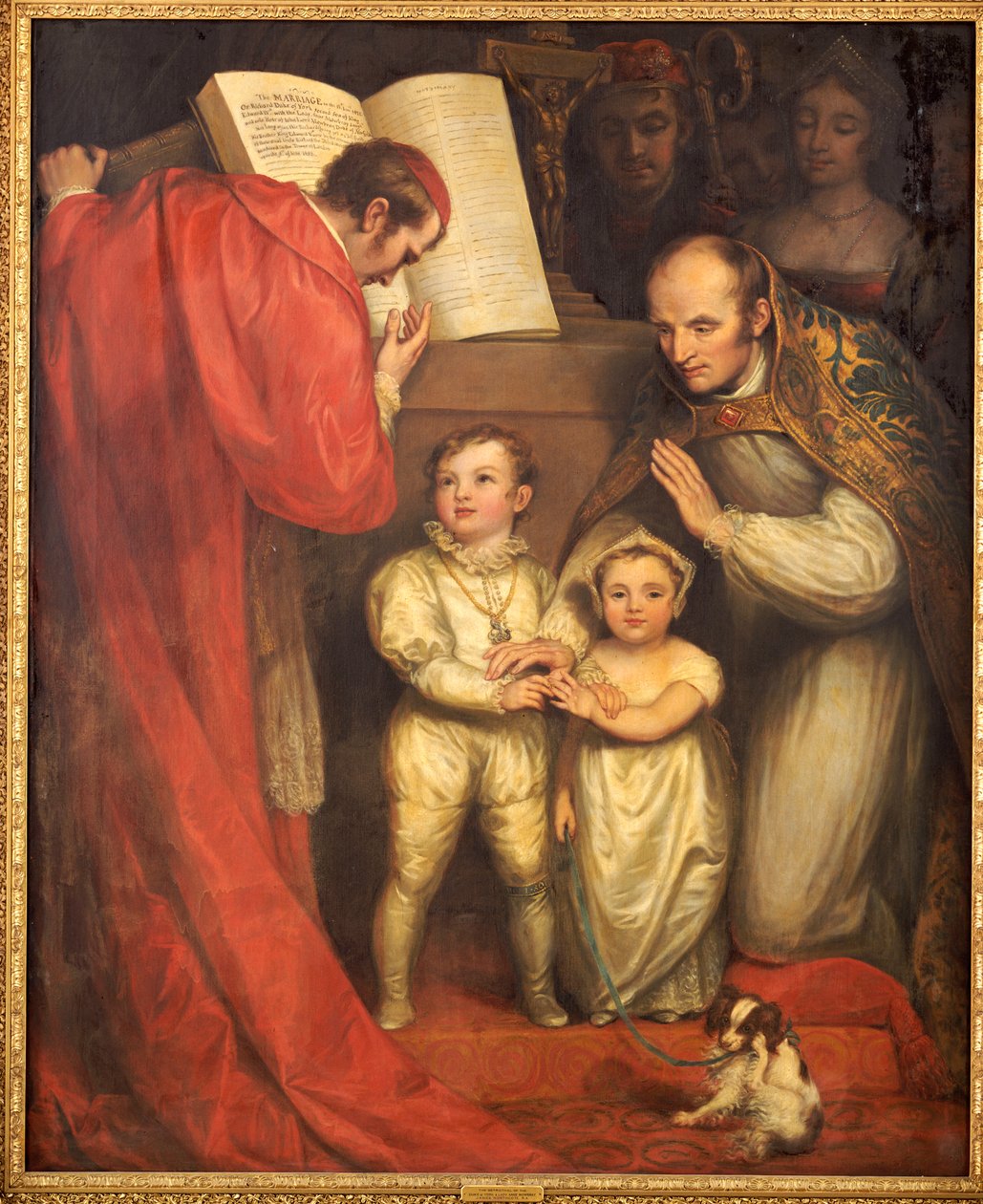 The Marriage of Richard of Shrewsbury, Duke of York, to Lady Anne Mowbray by James Northcote