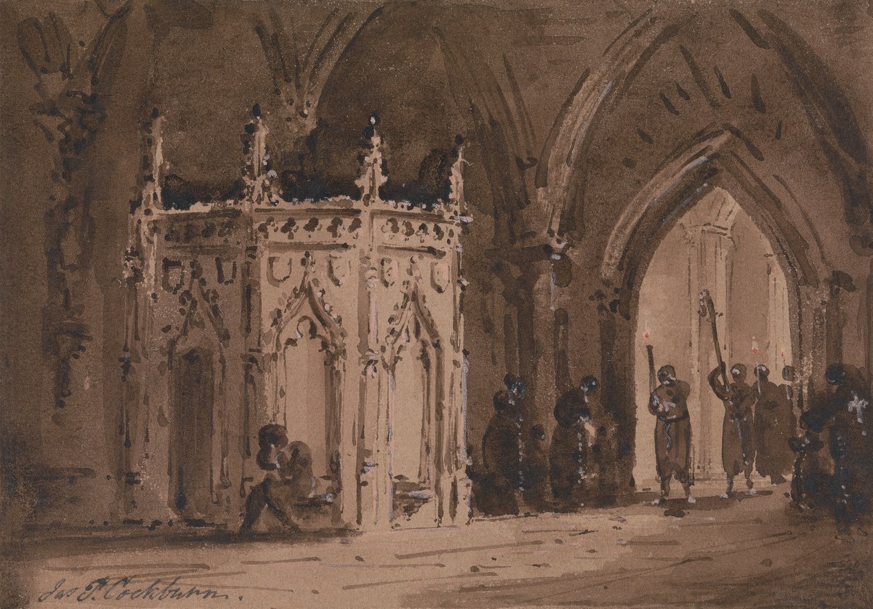 Procession in a Church by James Pattison Cockburn