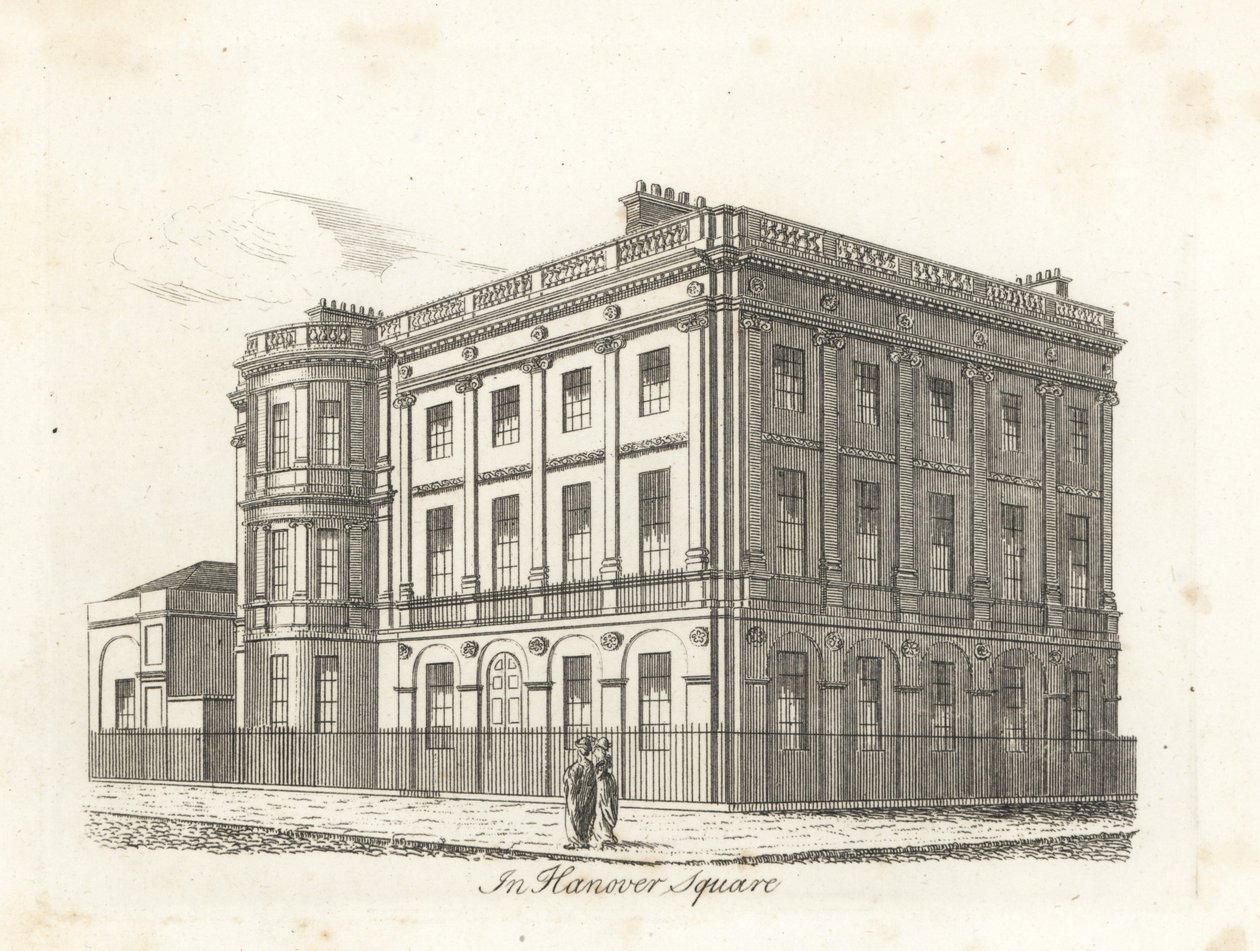 Harewood House, Hanover Square, London by James Peller Malcolm