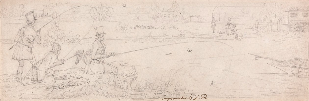 Bottom Fishing near Totten Mill by James Pollard
