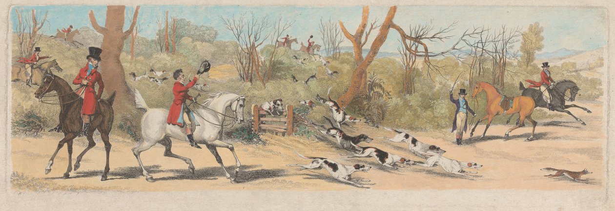 Fox-Hunting [set of three of four]: 2. The Find by James Pollard