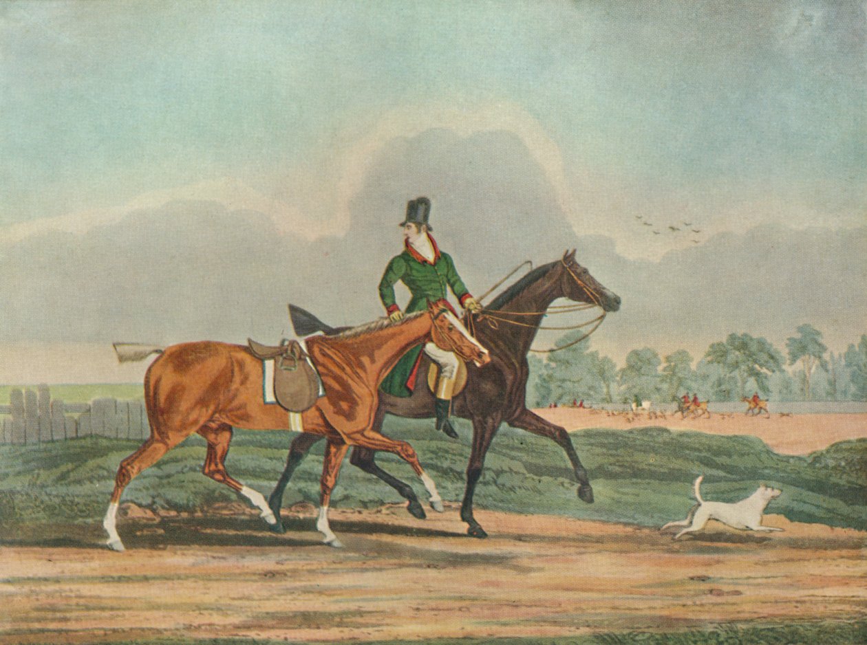 Hunters at Covertside, early 19th century by James Pollard