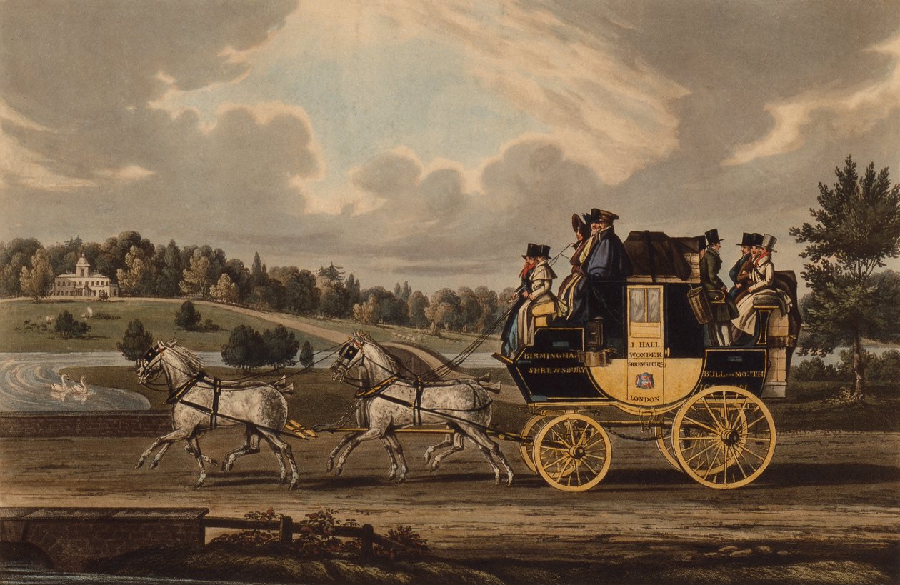 The Birmingham Wonder Stage Coach by James Pollard